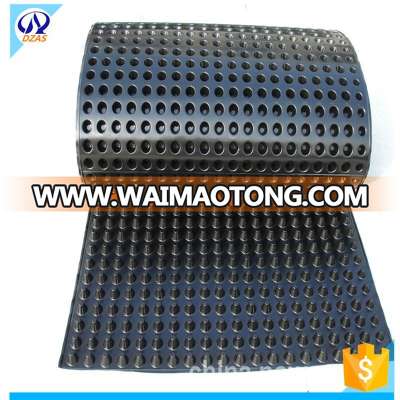 Hot sale black drainage board hdpe dimple sheet for drainage HHY-DZAS-15-15